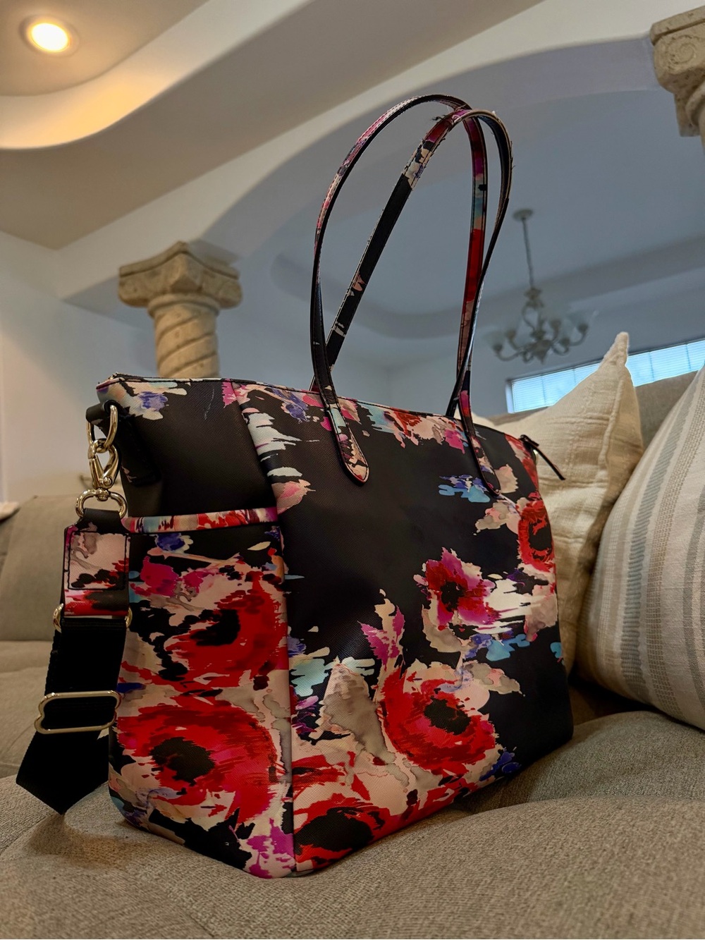 Kate Spade Floral Print Tote Bag - Picture 5 of 11